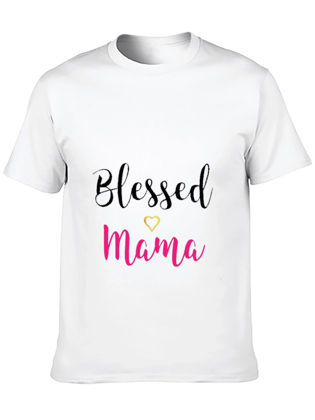 Blessed Mama Black T-Shirt - Cute Mothers Day Tee product image 9