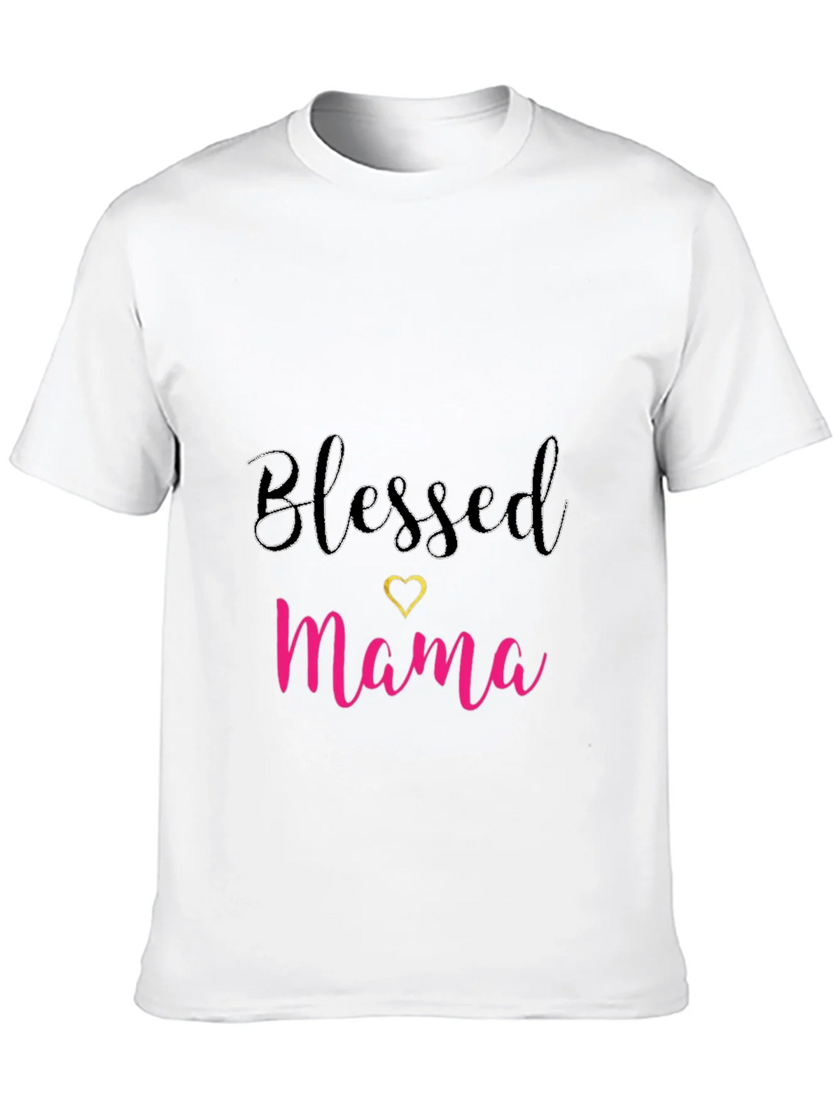 Blessed Mama Black T-Shirt - Cute Mothers Day Tee product image 9