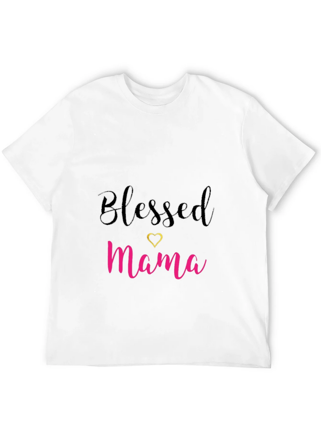 Blessed Mama Black T-Shirt - Cute Mothers Day Tee product image 11