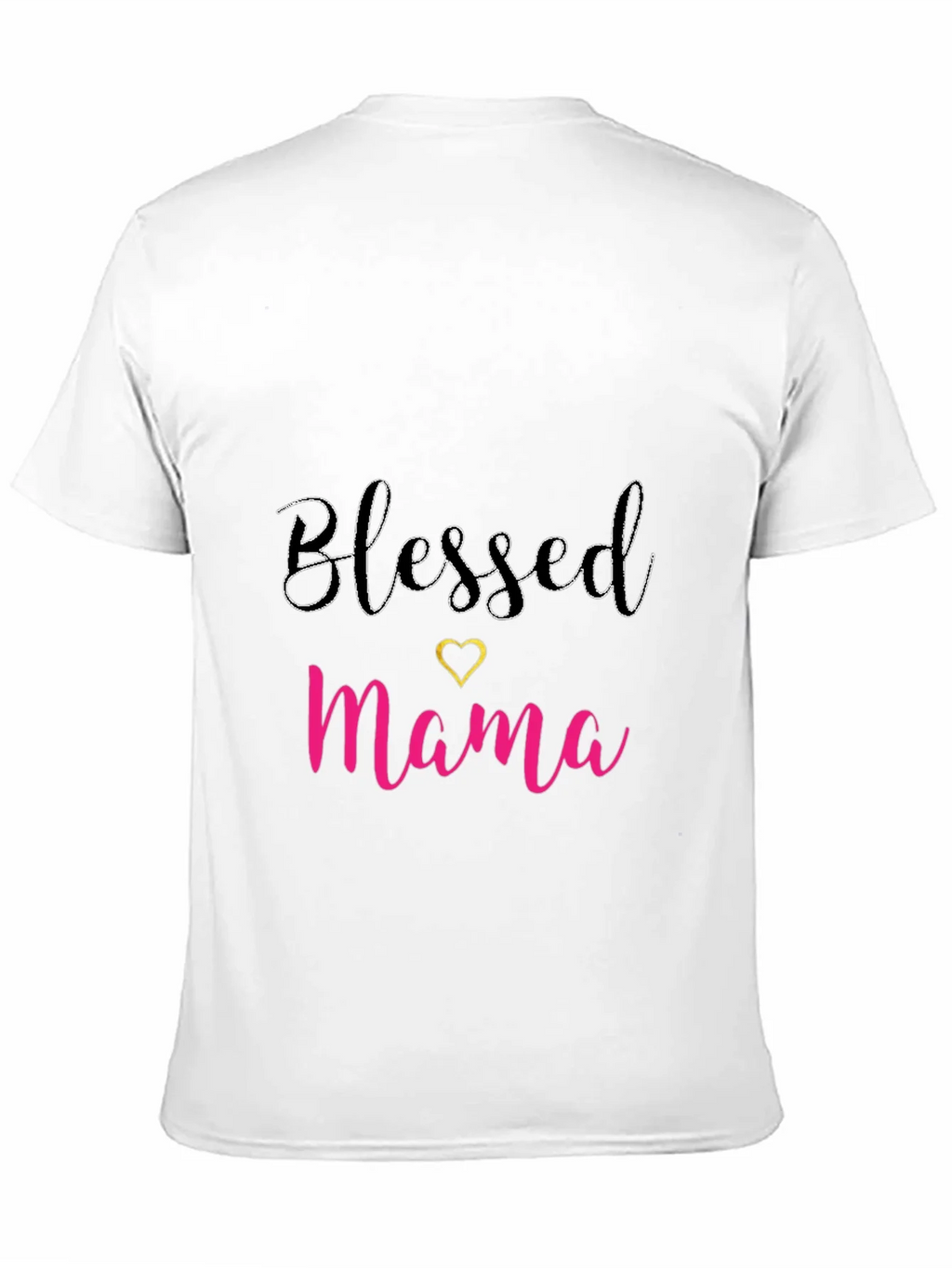 Blessed Mama Black T-Shirt - Cute Mothers Day Tee product image 10