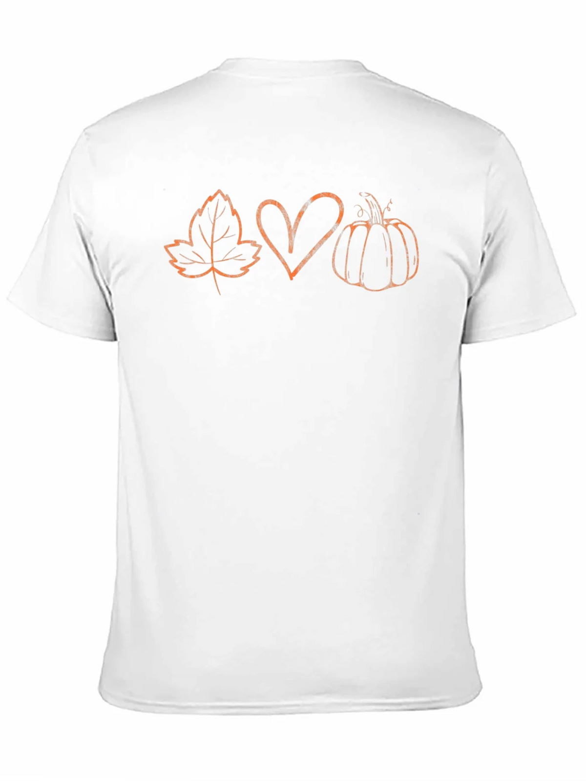 Fall Leaf Heart Pumpkin Graphic Tee product image 10
