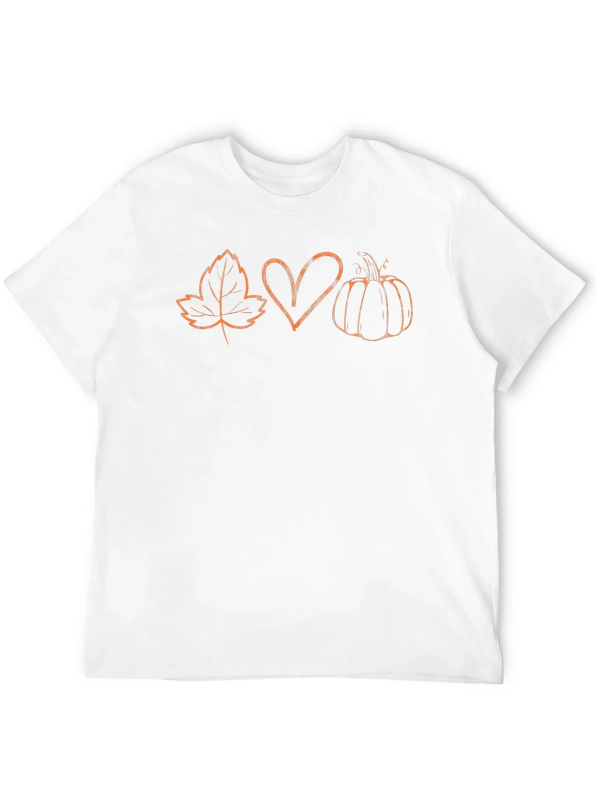 Fall Leaf Heart Pumpkin Graphic Tee product image 11