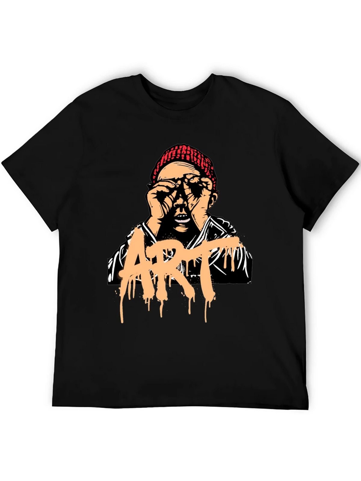 Artistic Graphic Print T-Shirt - Unique Street Style Tee product image 5