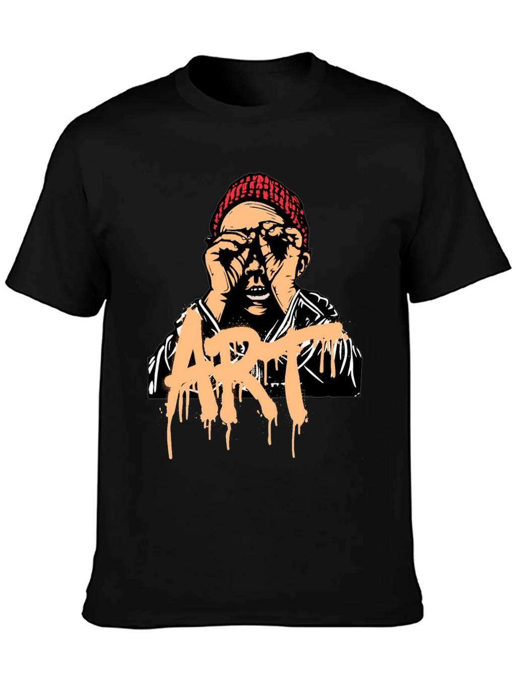 Artistic Graphic Print T-Shirt - Unique Street Style Tee product image 3