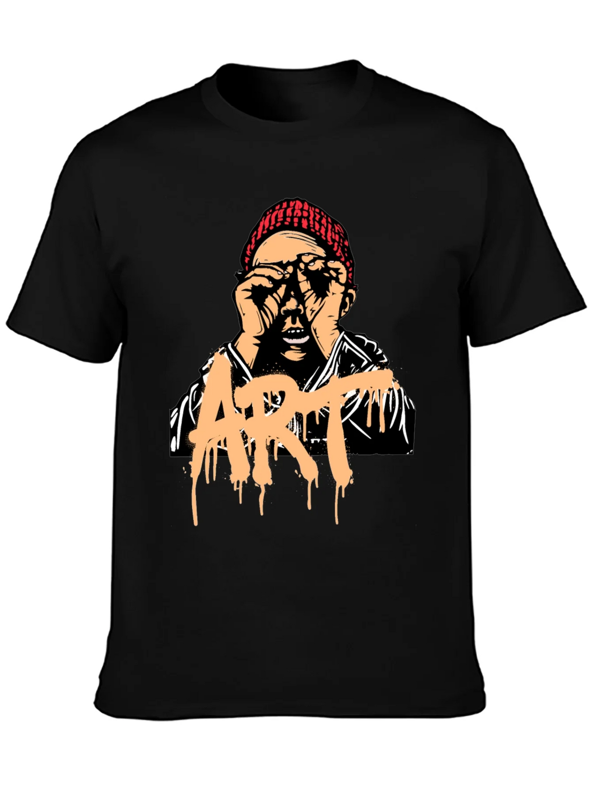 Artistic Graphic Print T-Shirt - Unique Street Style Tee product image 3
