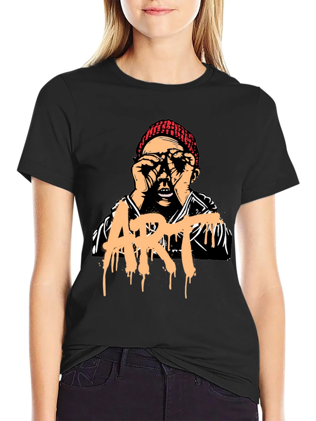 Artistic Graphic Print T-Shirt - Unique Street Style Tee product image 2