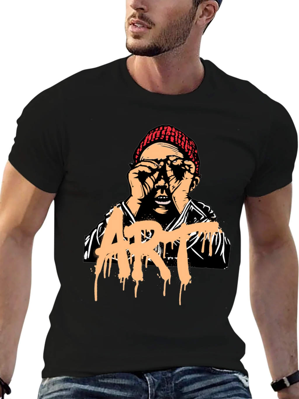 Artistic Graphic Print T-Shirt - Unique Street Style Tee product image 6