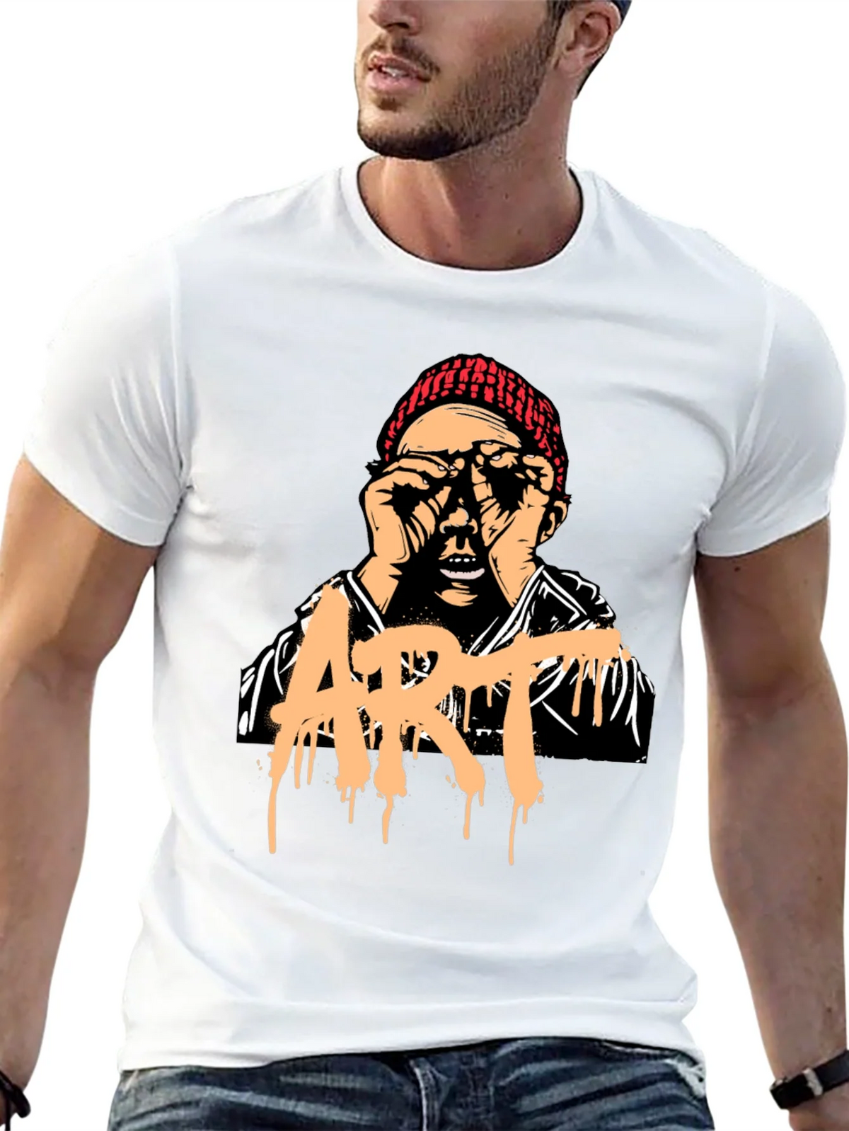 Artistic Graphic Print T-Shirt - Unique Street Style Tee product image 12