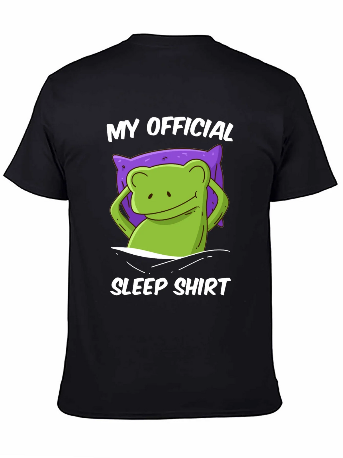 Funny Frog Sleep Shirt - Mens Graphic Tee product image 4