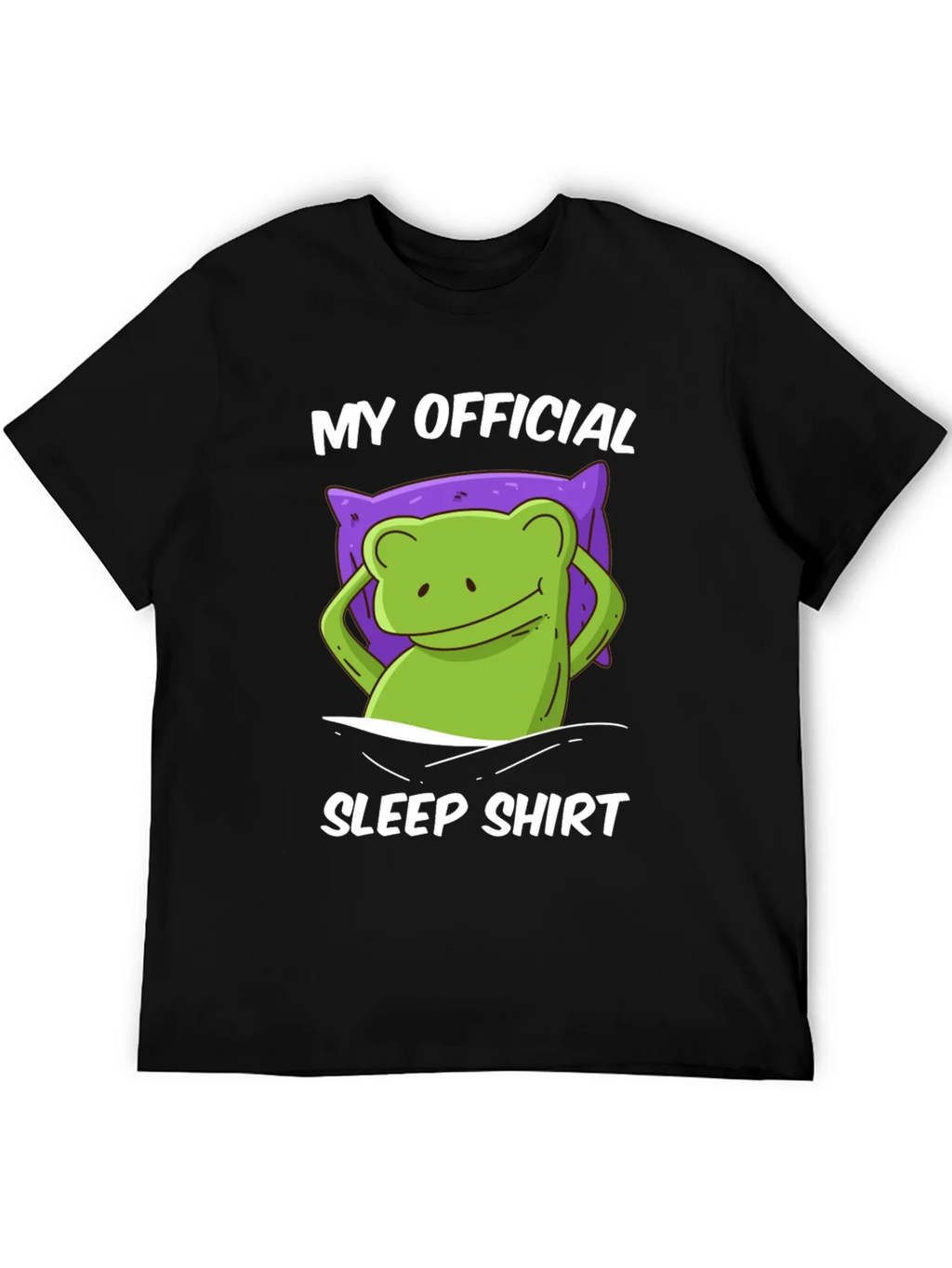 Funny Frog Sleep Shirt - Mens Graphic Tee product image 5