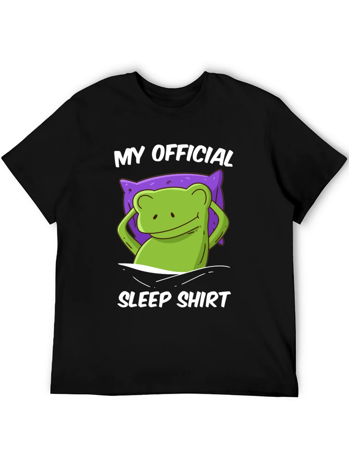 Funny Frog Sleep Shirt - Mens Graphic Tee product image 5