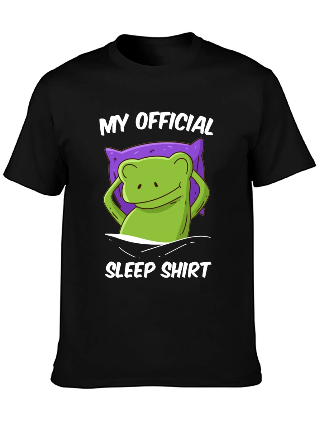 Funny Frog Sleep Shirt - Mens Graphic Tee product image 3