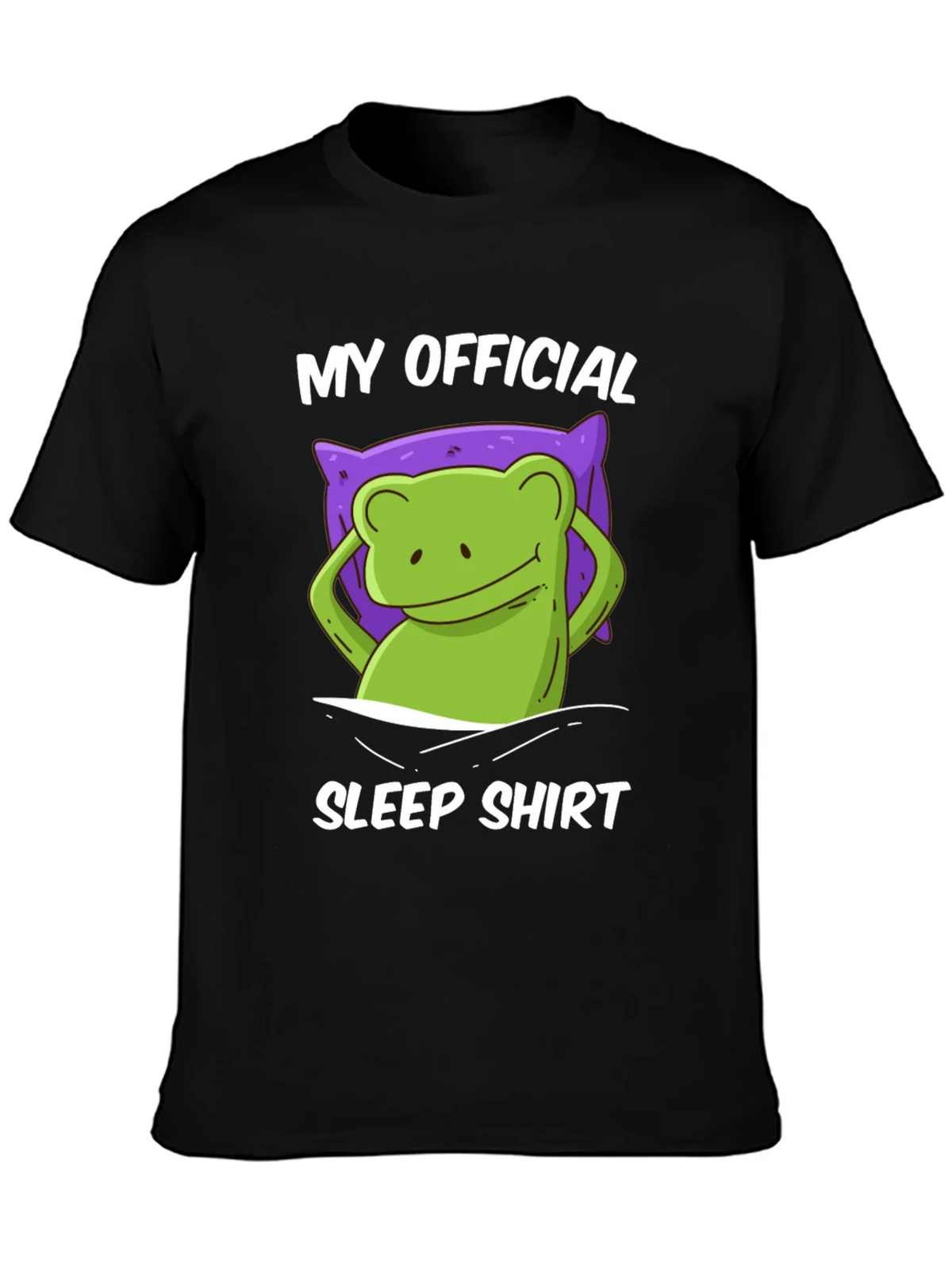 Funny Frog Sleep Shirt - Mens Graphic Tee product image 3