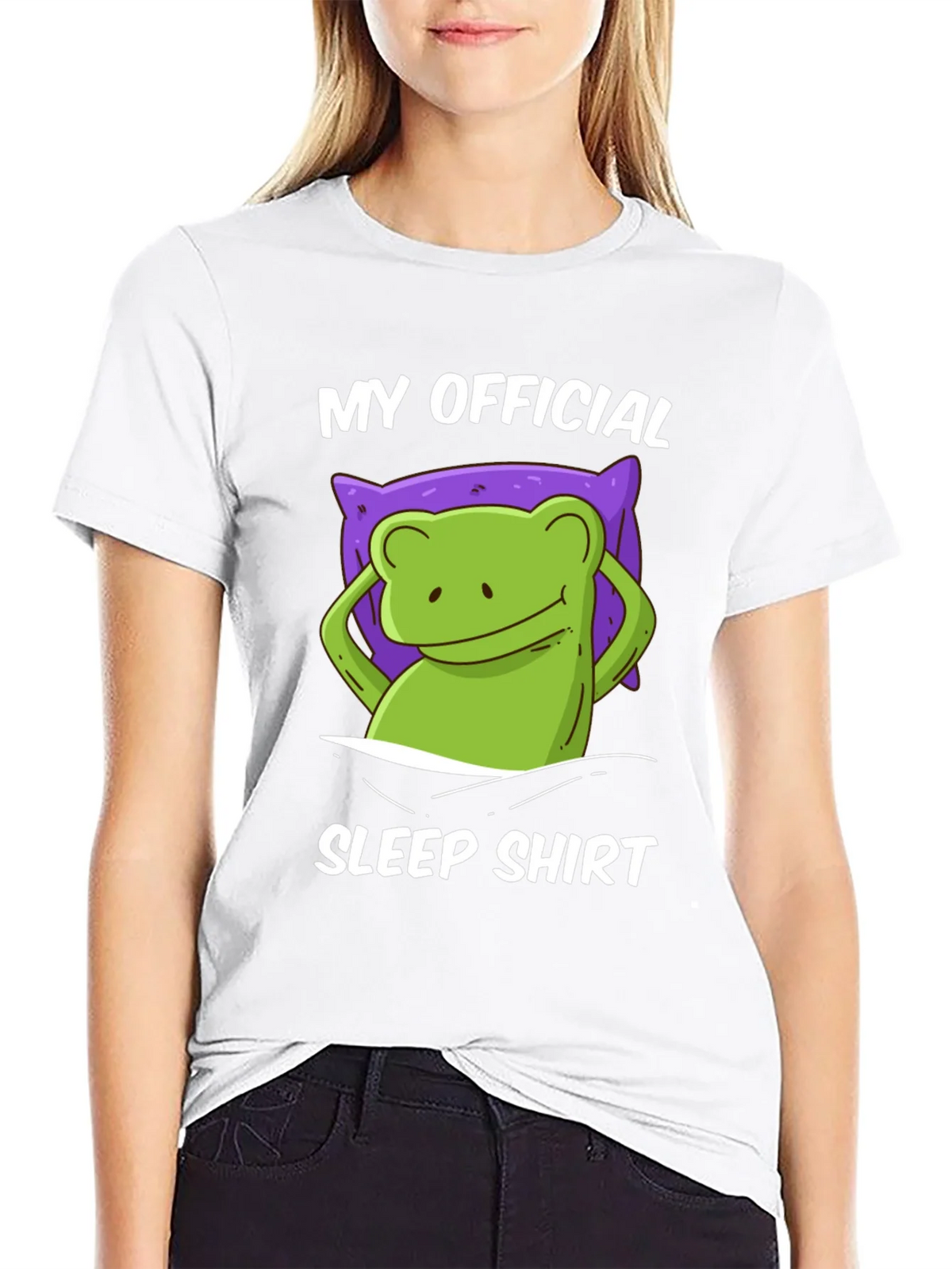 Funny Frog Sleep Shirt - Mens Graphic Tee product image 8