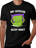 Funny Frog Sleep Shirt - Mens Graphic Tee product image 1
