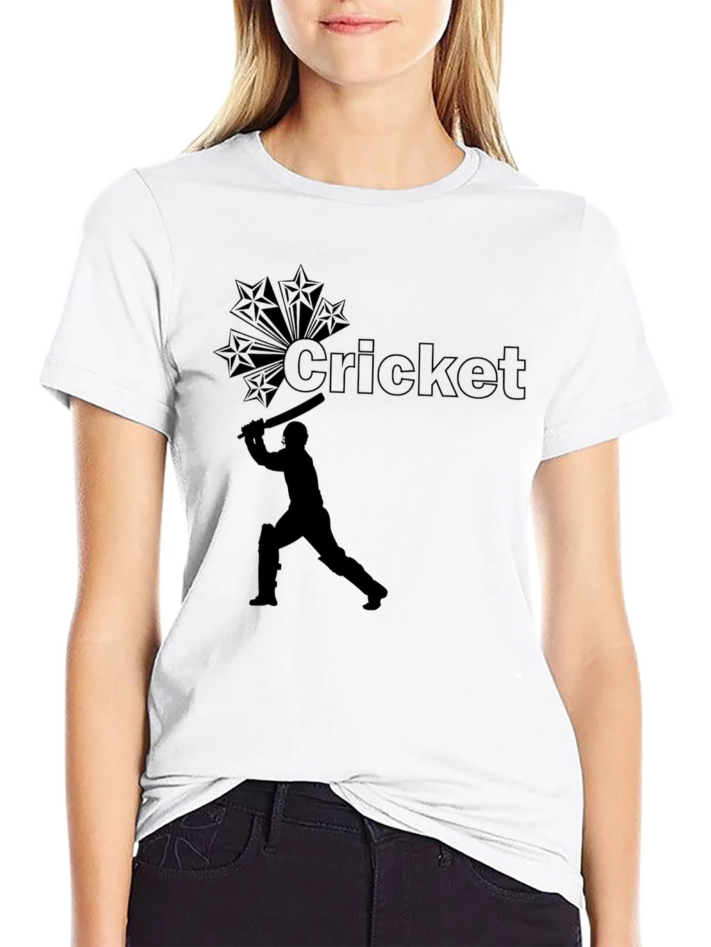 Cricket Star Black T-Shirt product image 8
