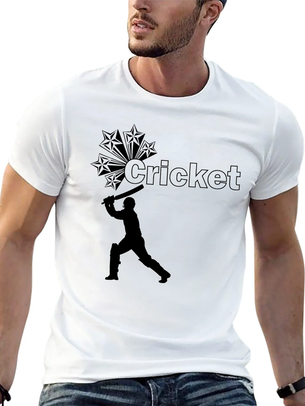 Cricket Star Black T-Shirt product image 12
