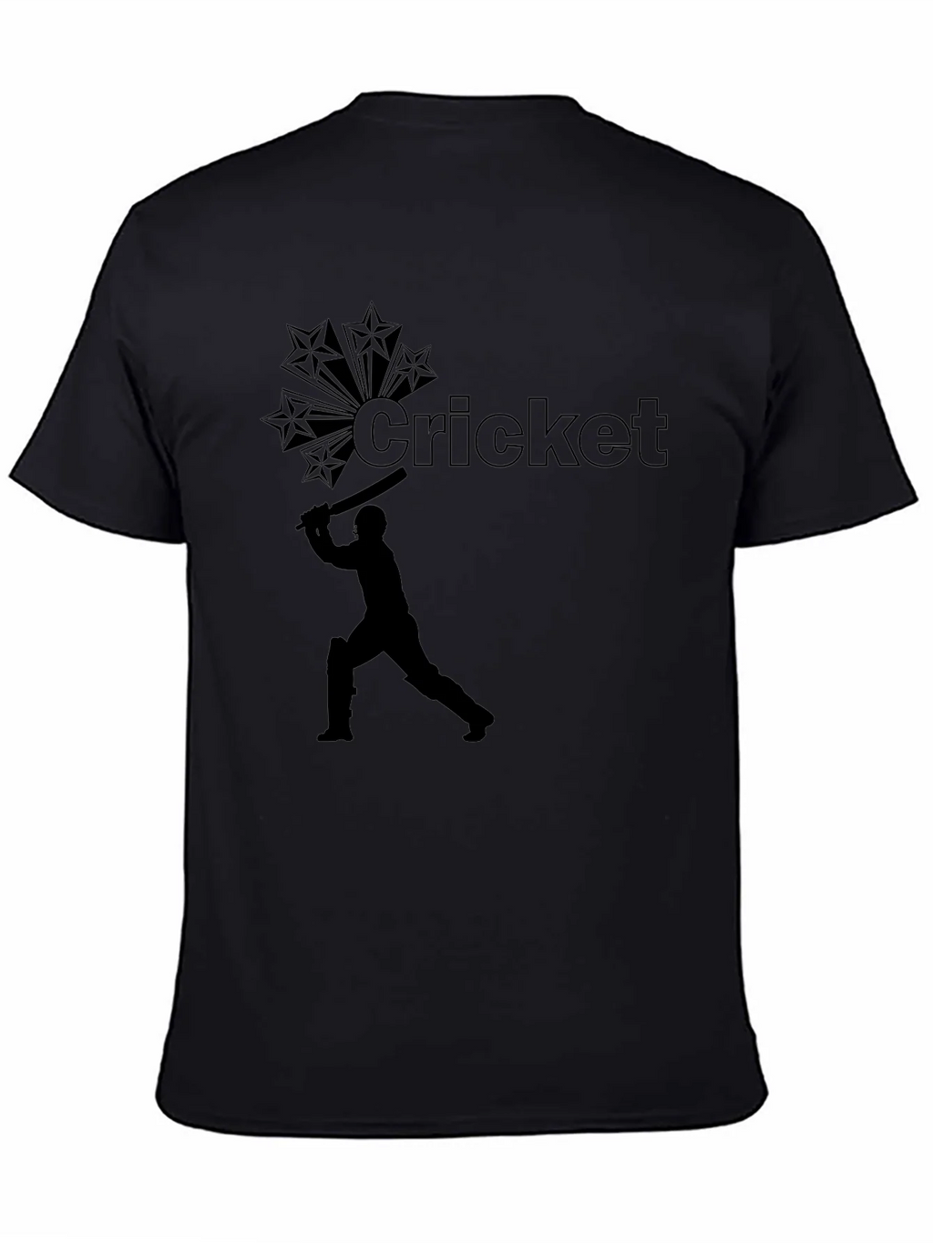 Cricket Star Black T-Shirt product image 4