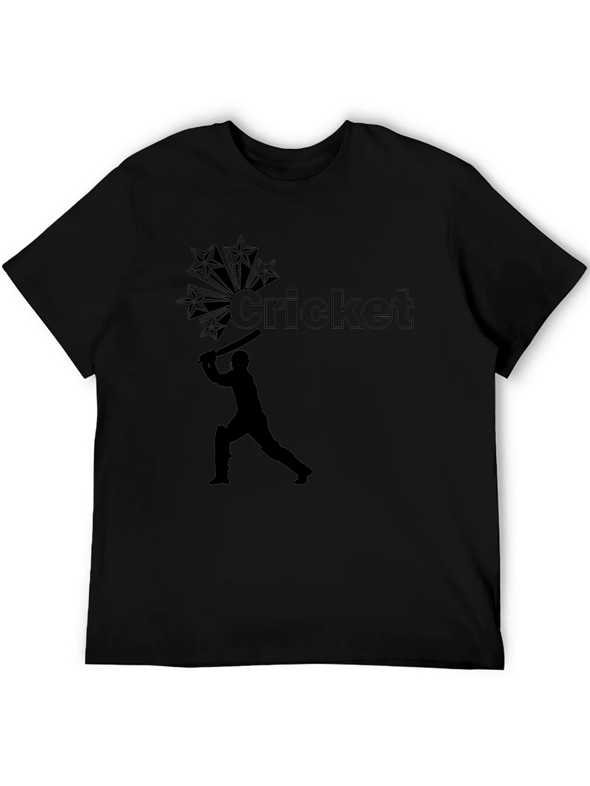 Cricket Star Black T-Shirt product image 5