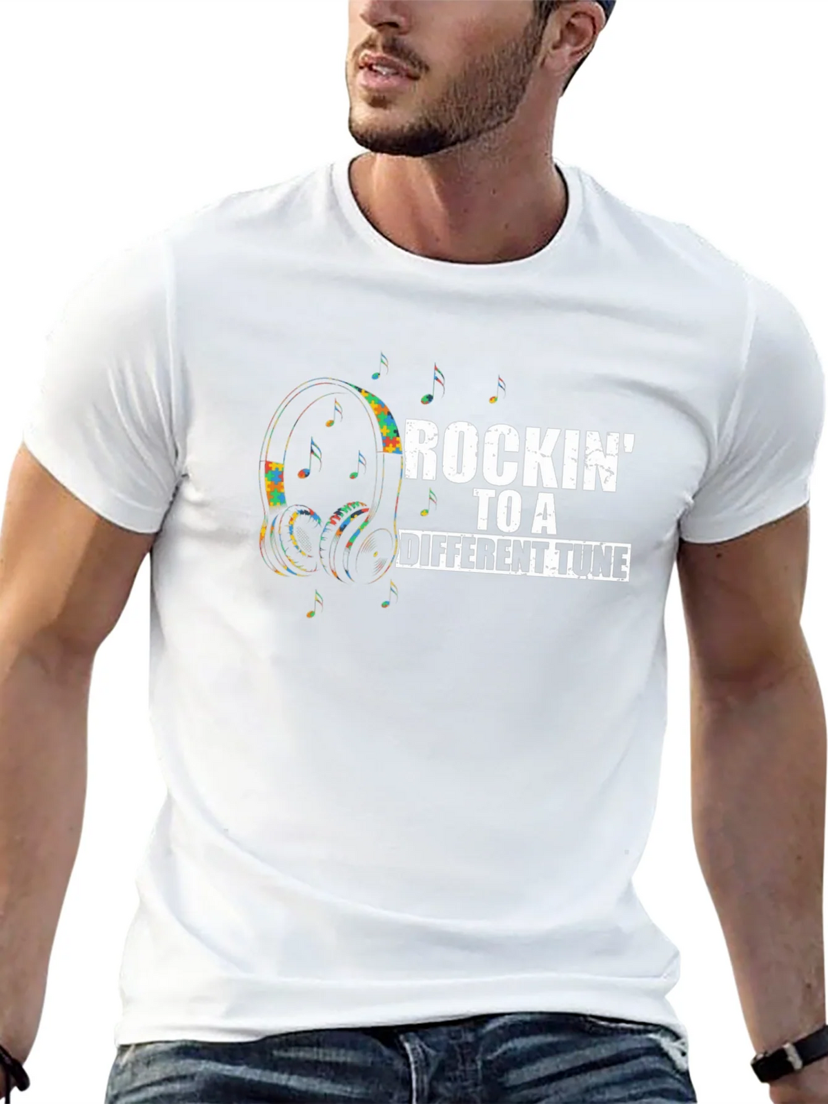 Rockin To A Different Tune Graphic T-Shirt product image 12