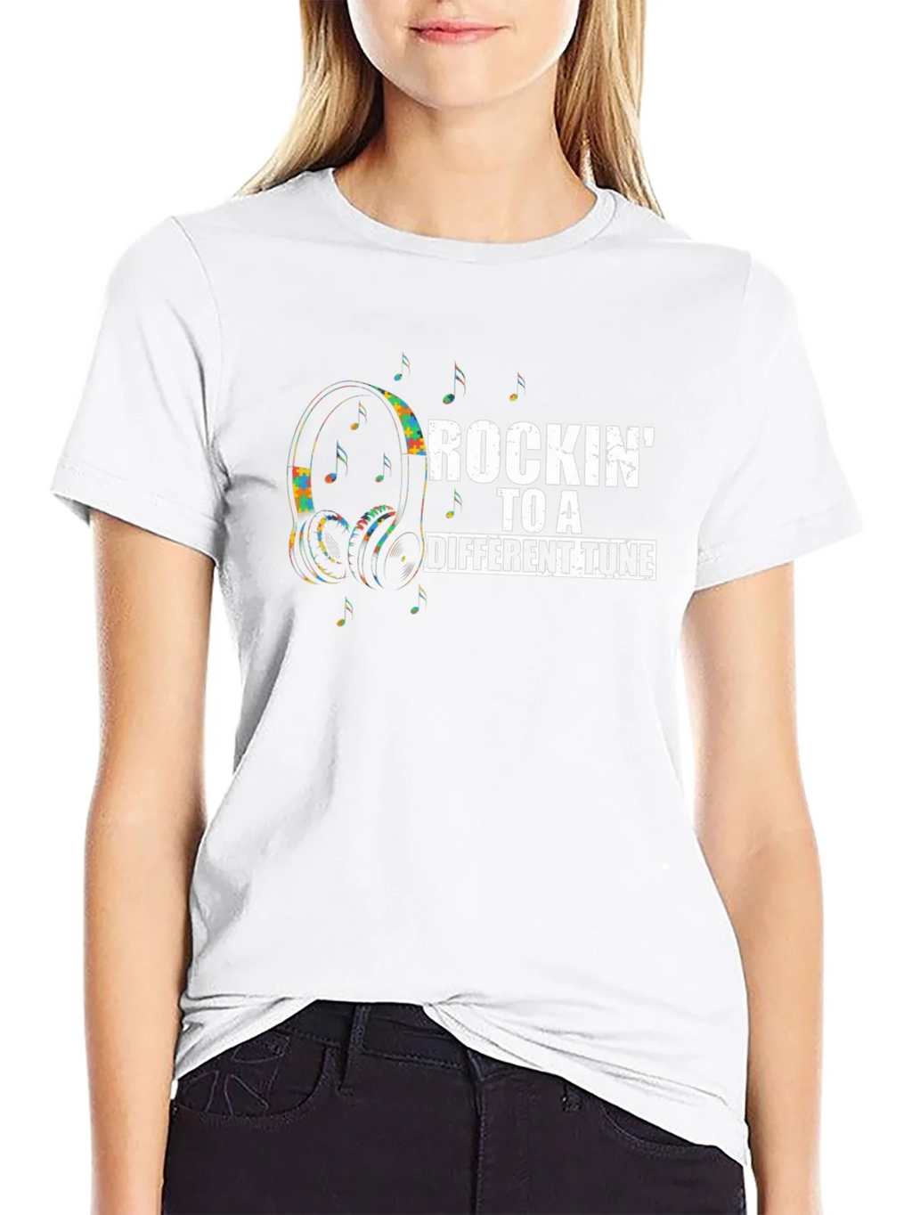 Rockin To A Different Tune Graphic T-Shirt product image 8
