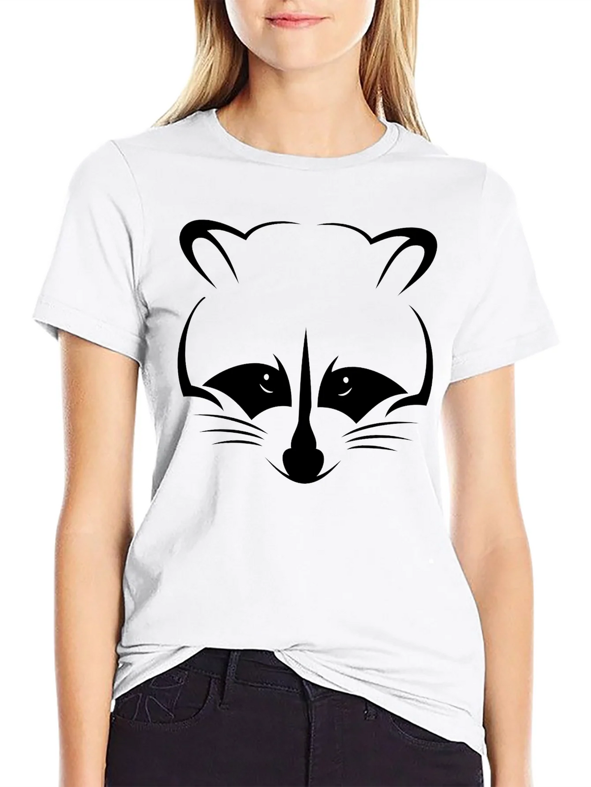 Raccoon Graphic T-Shirt - Black product image 8