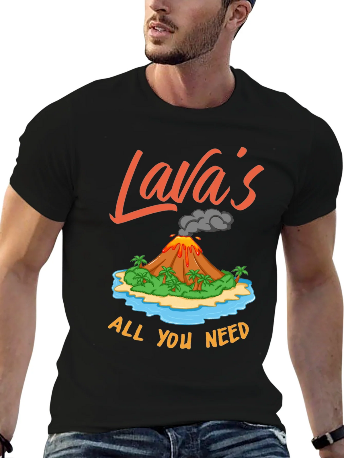 Lavas All You Need Mens Graphic T-Shirt product image 3