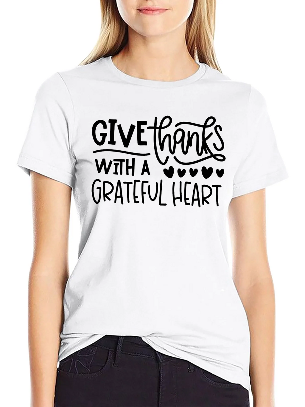 Grateful Heart Thanksgiving T-Shirt product image 3
