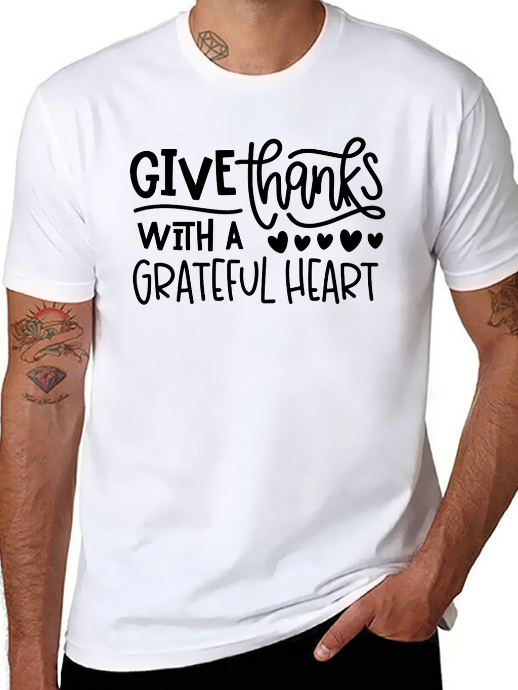 Grateful Heart Thanksgiving T-Shirt product image 2