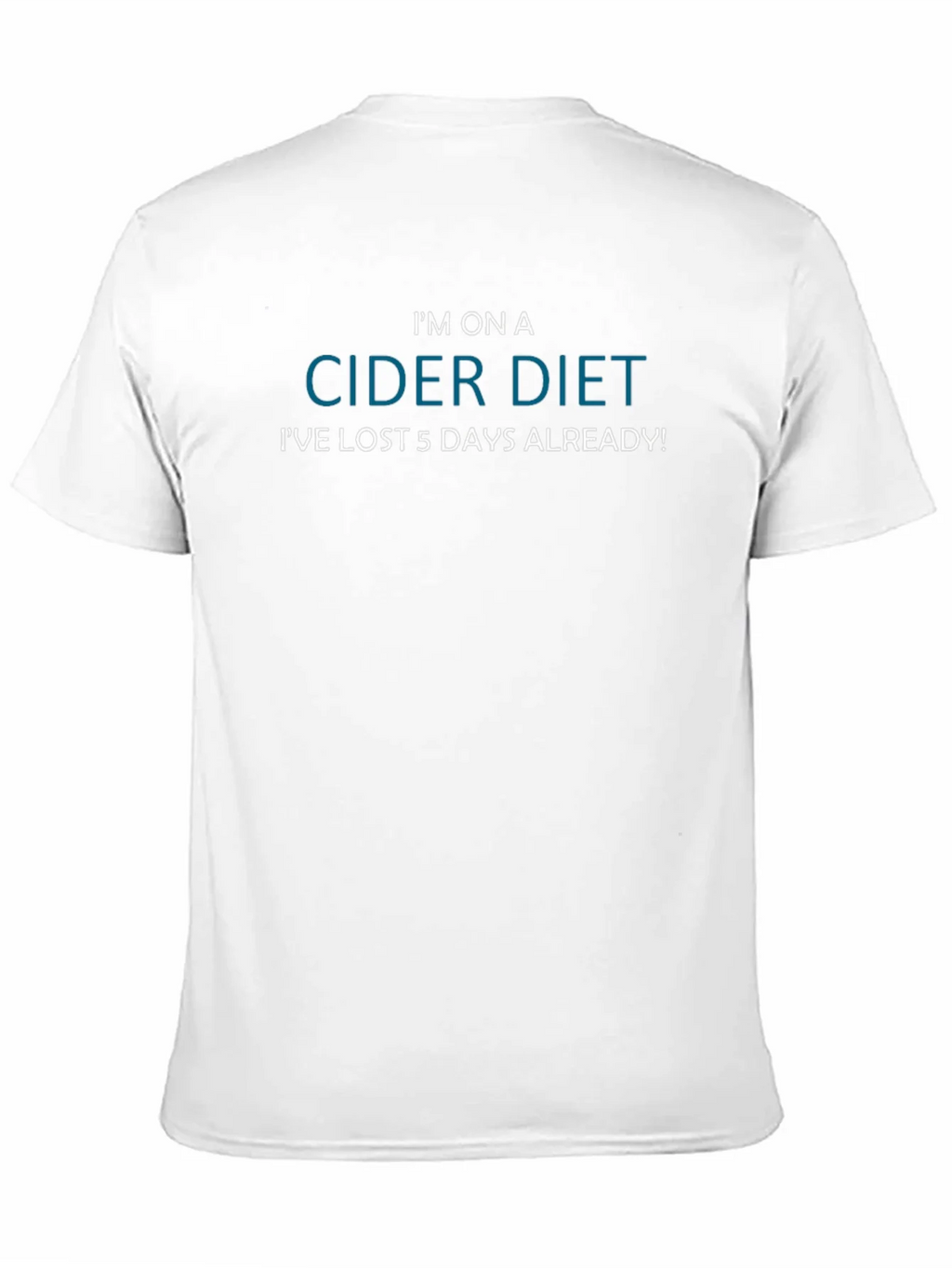 Cider Diet T-Shirt - Funny Graphic Tee product image 10