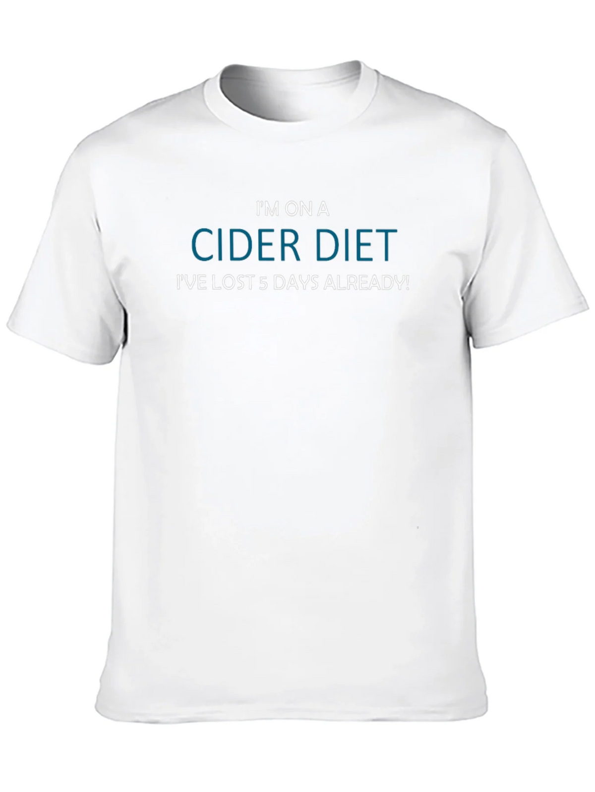 Cider Diet T-Shirt - Funny Graphic Tee product image 9