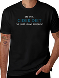 Cider Diet T-Shirt - Funny Graphic Tee product image 1