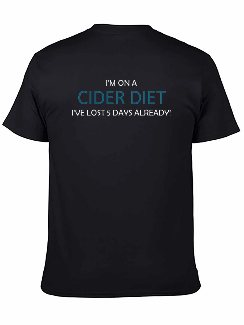 Cider Diet T-Shirt - Funny Graphic Tee product image 4