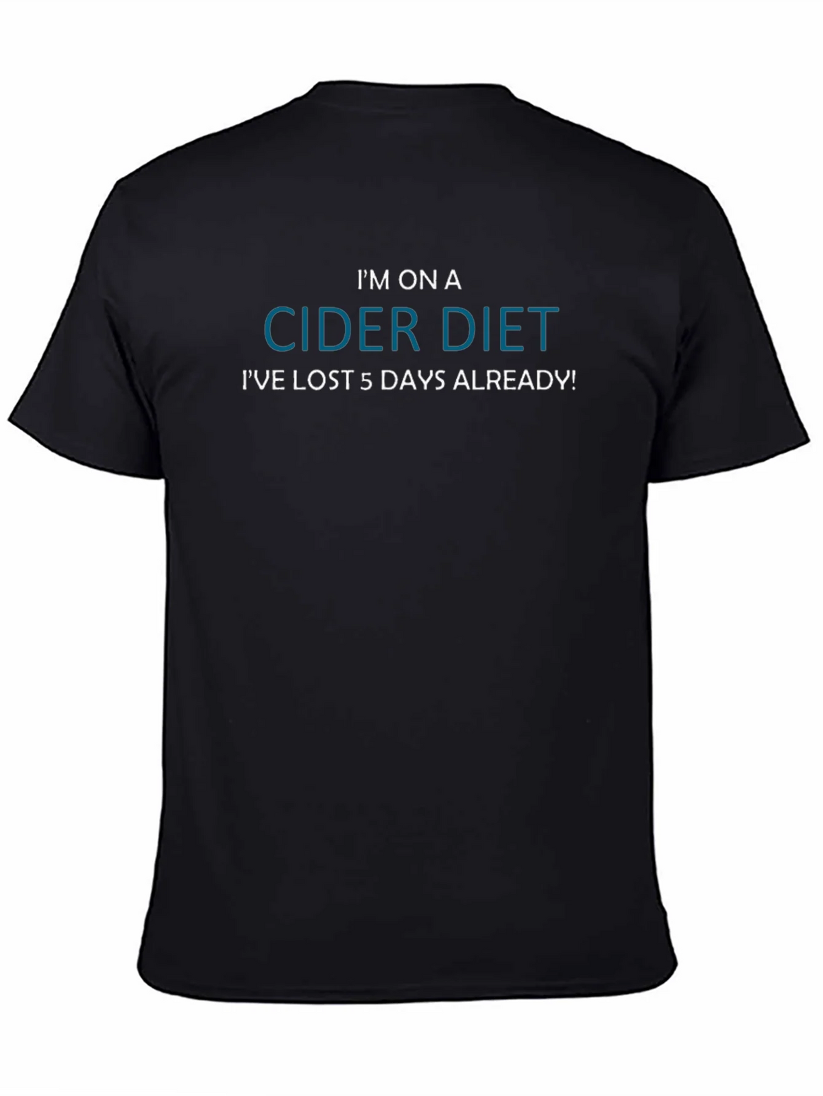 Cider Diet T-Shirt - Funny Graphic Tee product image 4
