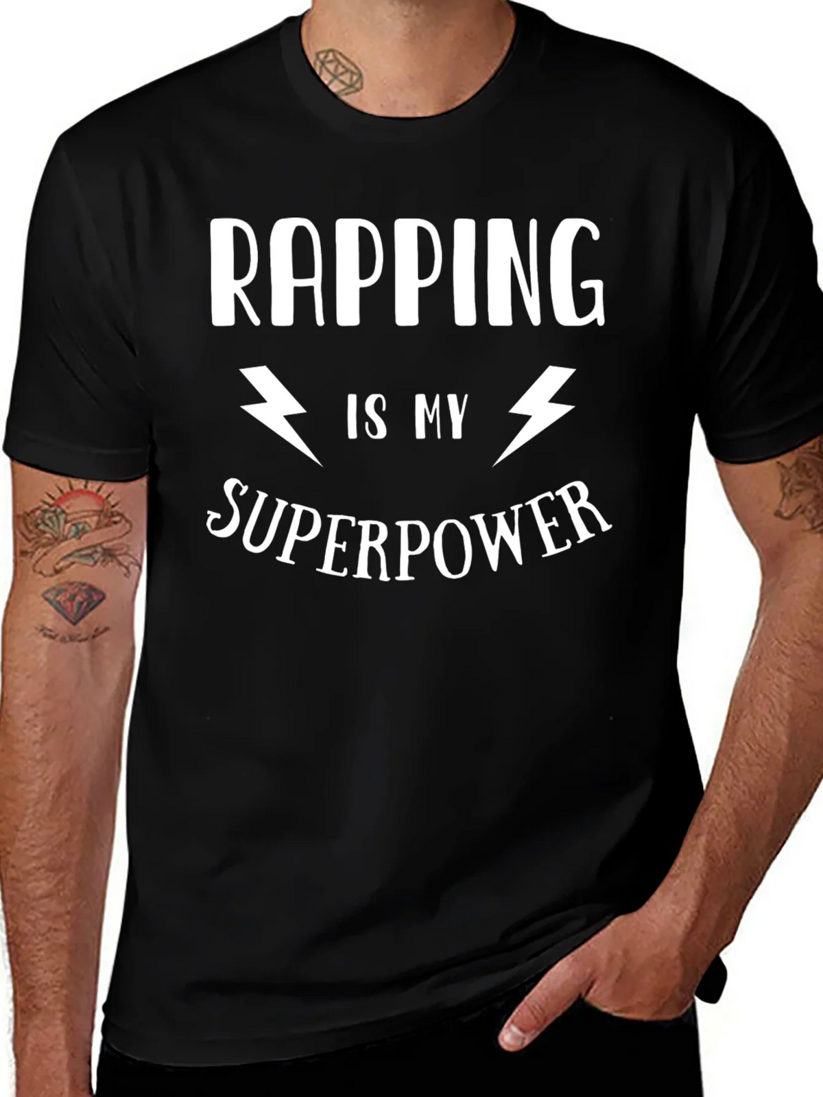Rapping is My Superpower Graphic T-Shirt product image 1