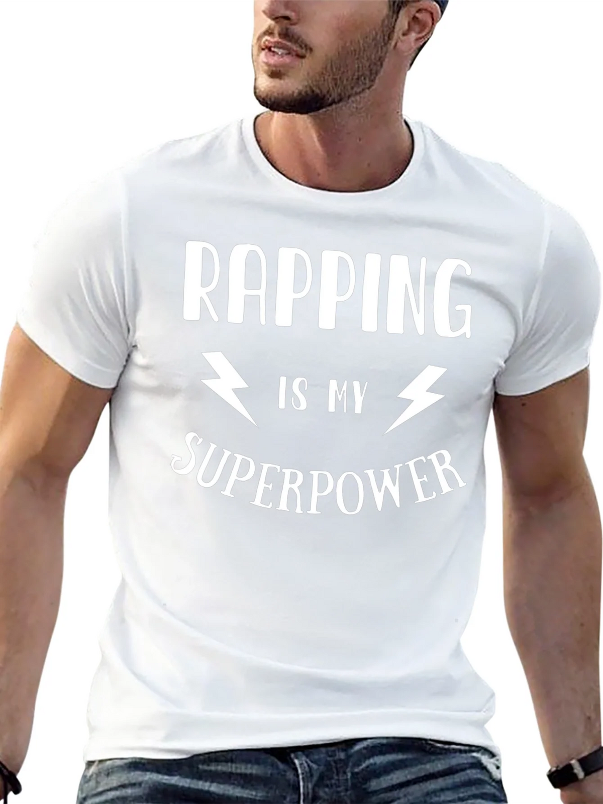 Rapping is My Superpower Graphic T-Shirt product image 12