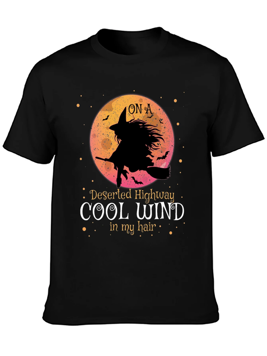 Witch On A Deserted Highway T-Shirt product image 3