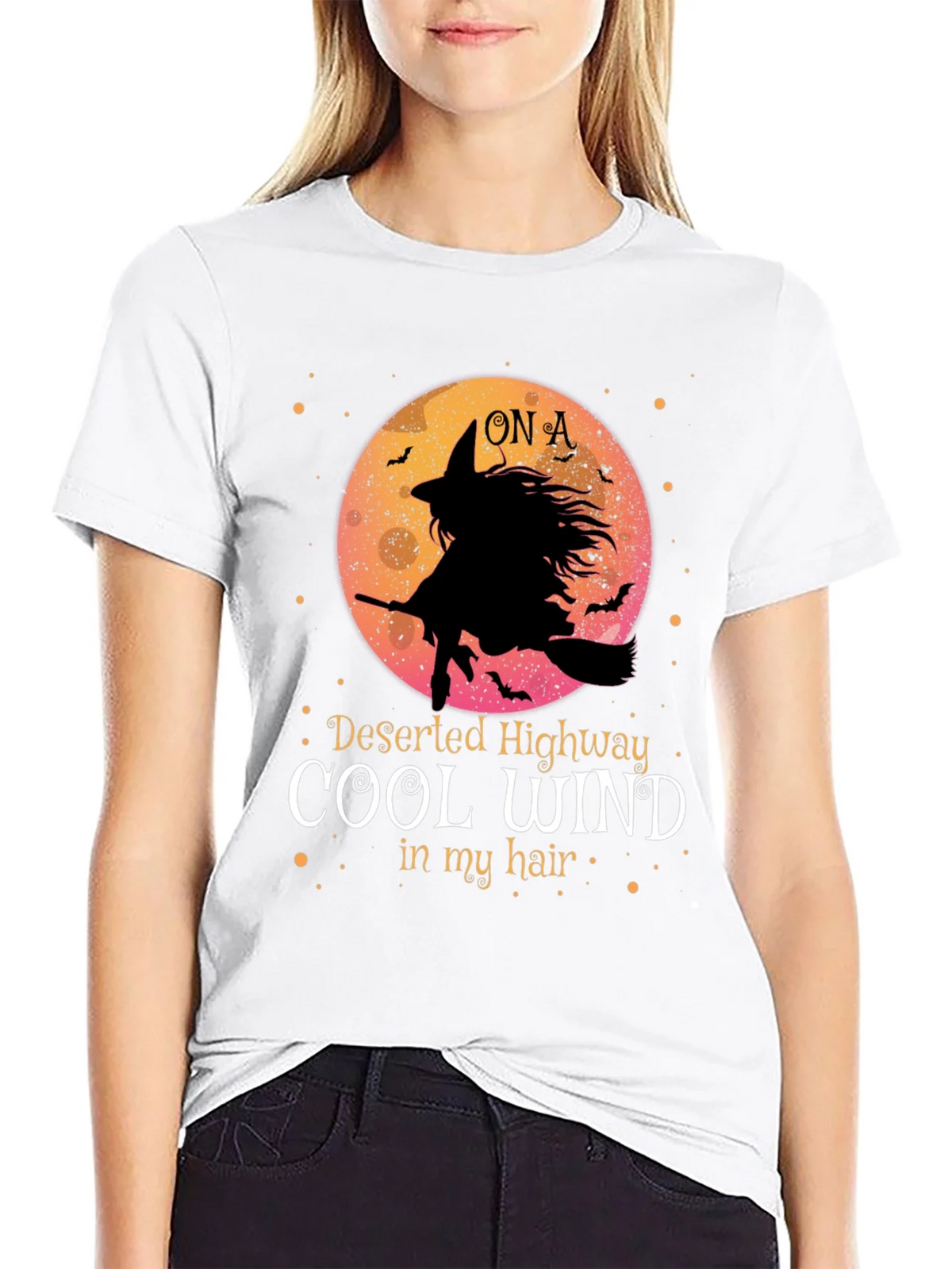 Witch On A Deserted Highway T-Shirt product image 7