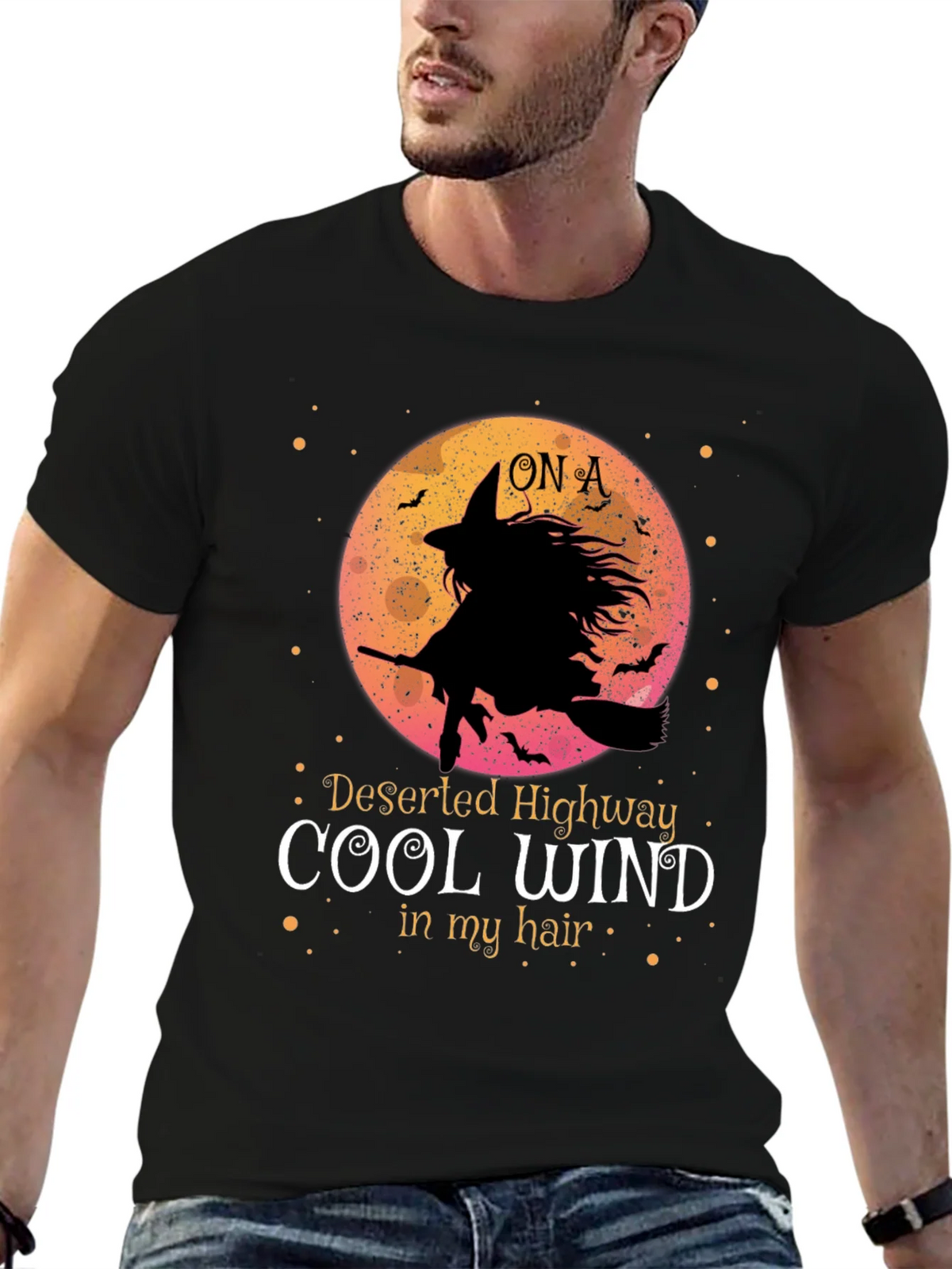 Witch On A Deserted Highway T-Shirt product image 6