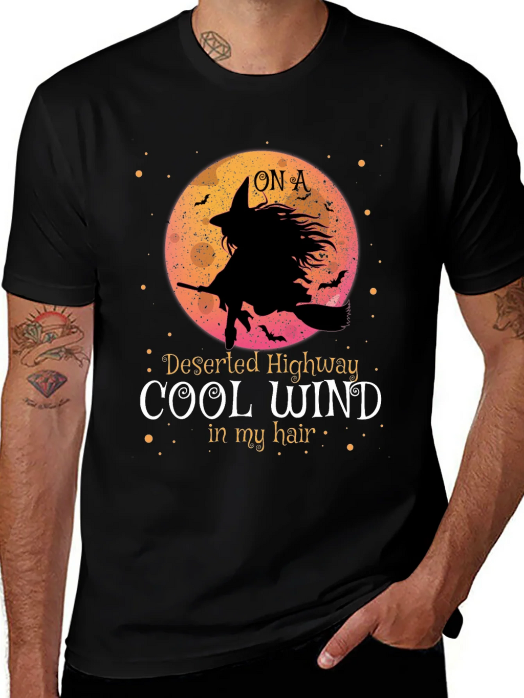 Witch On A Deserted Highway T-Shirt product image 1