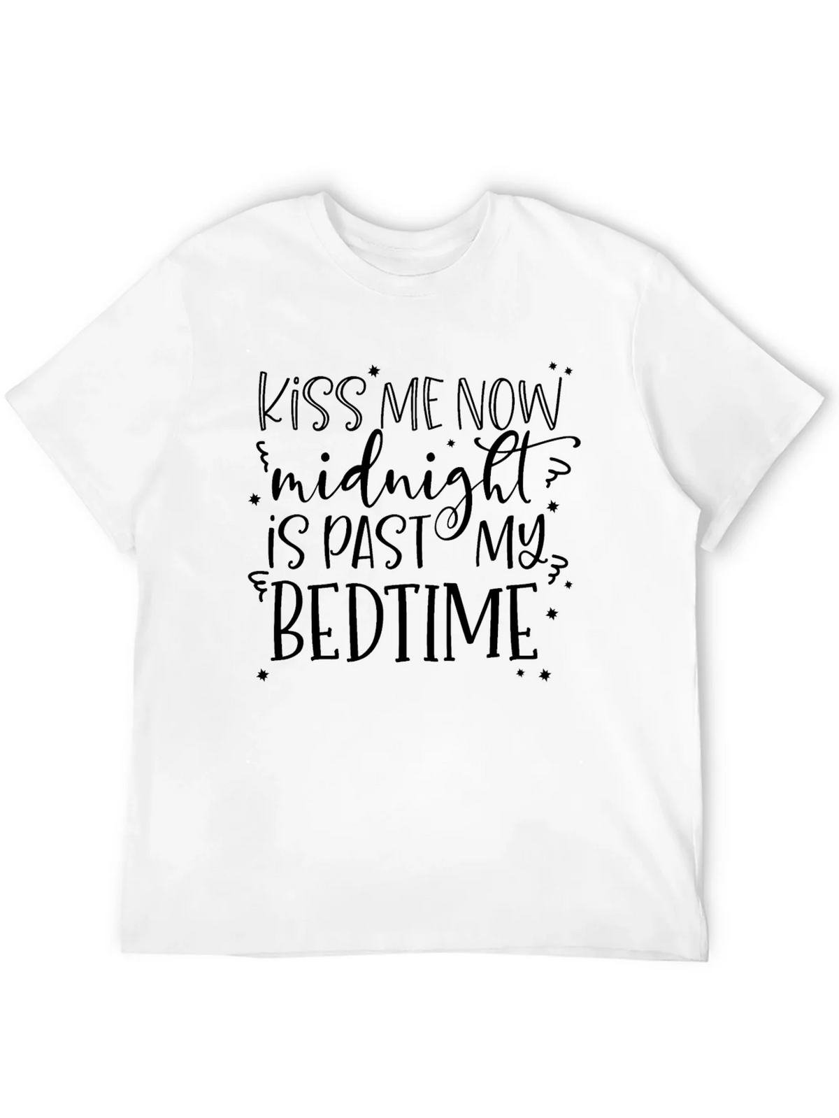Kiss Me Now Midnight Bedtime Graphic T-Shirt product image 11