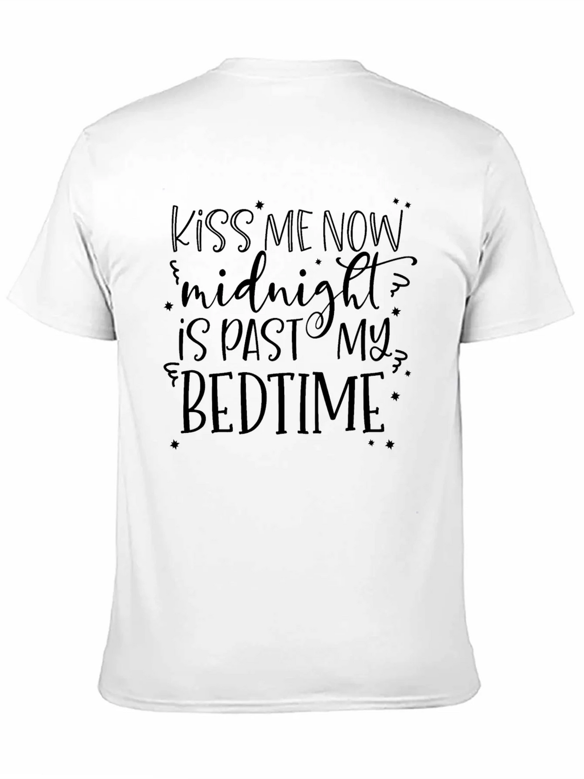 Kiss Me Now Midnight Bedtime Graphic T-Shirt product image 10