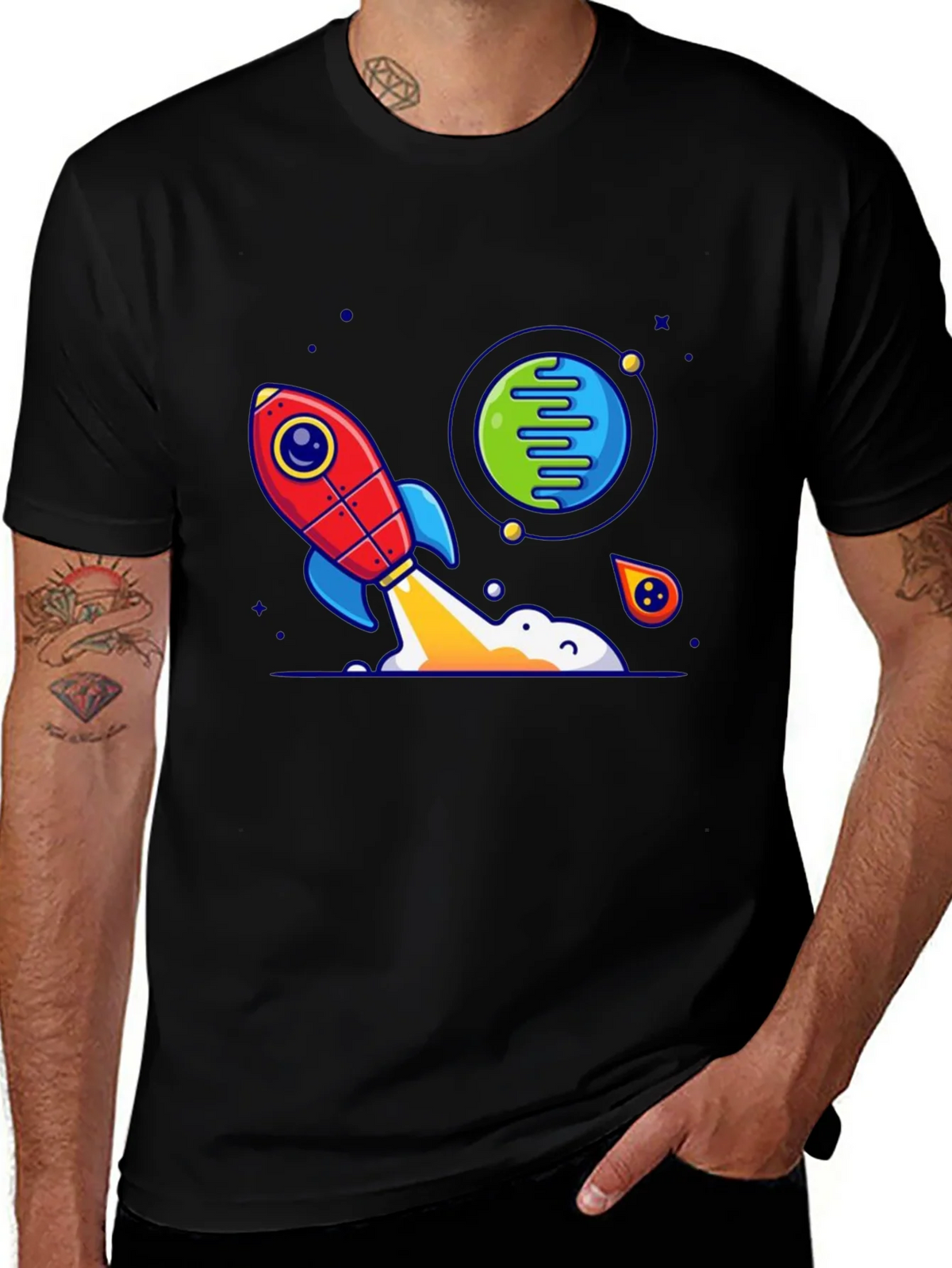 Rocket Launch Graphic T-Shirt product image 1