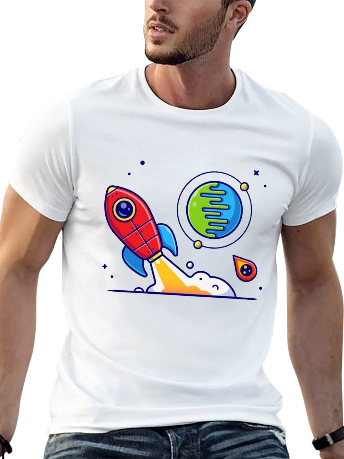Rocket Launch Graphic T-Shirt product image 12