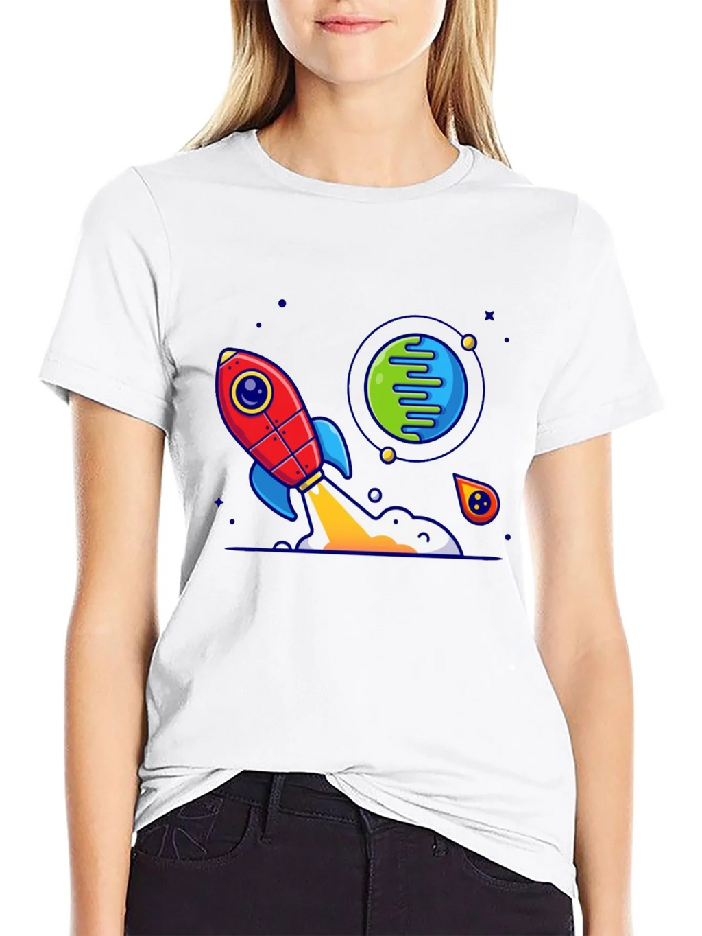 Rocket Launch Graphic T-Shirt product image 8