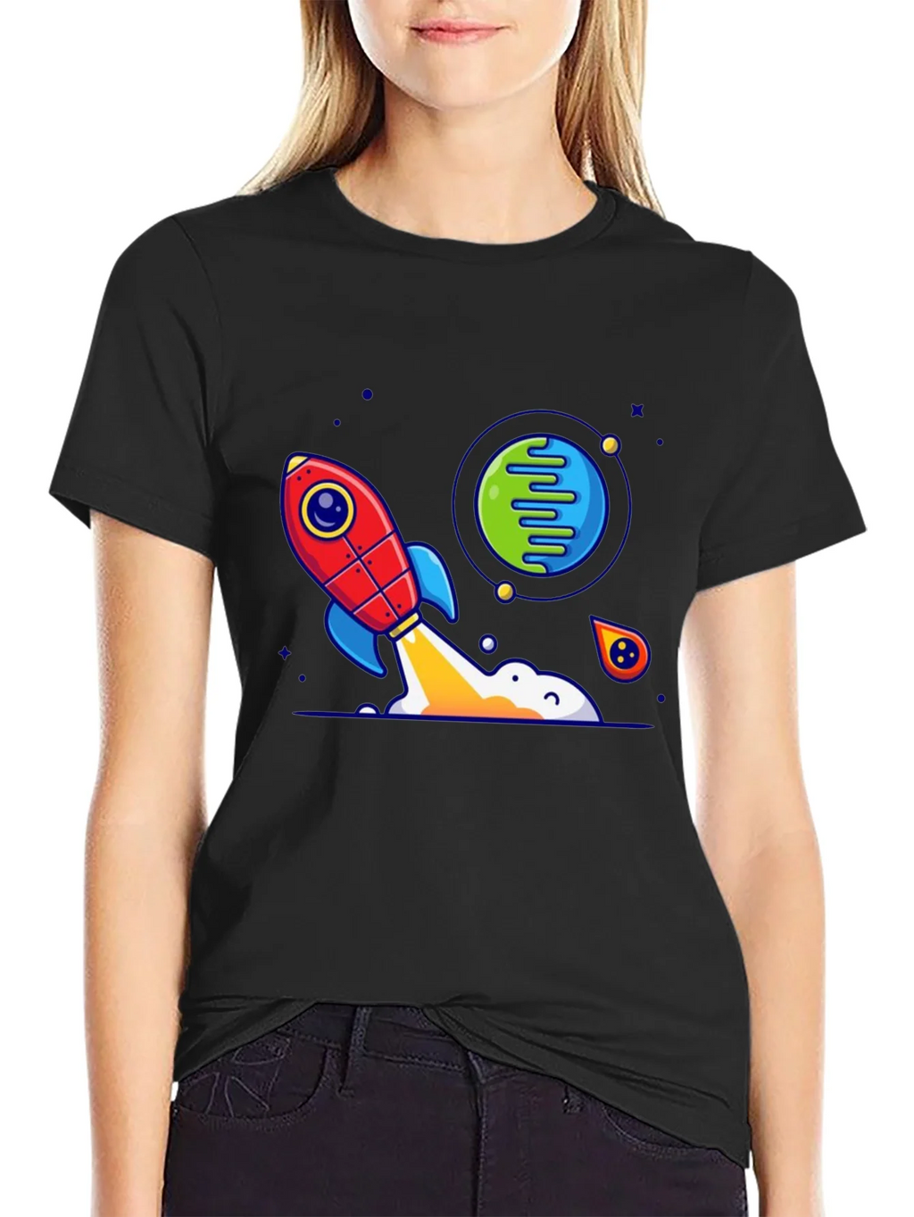 Rocket Launch Graphic T-Shirt product image 2