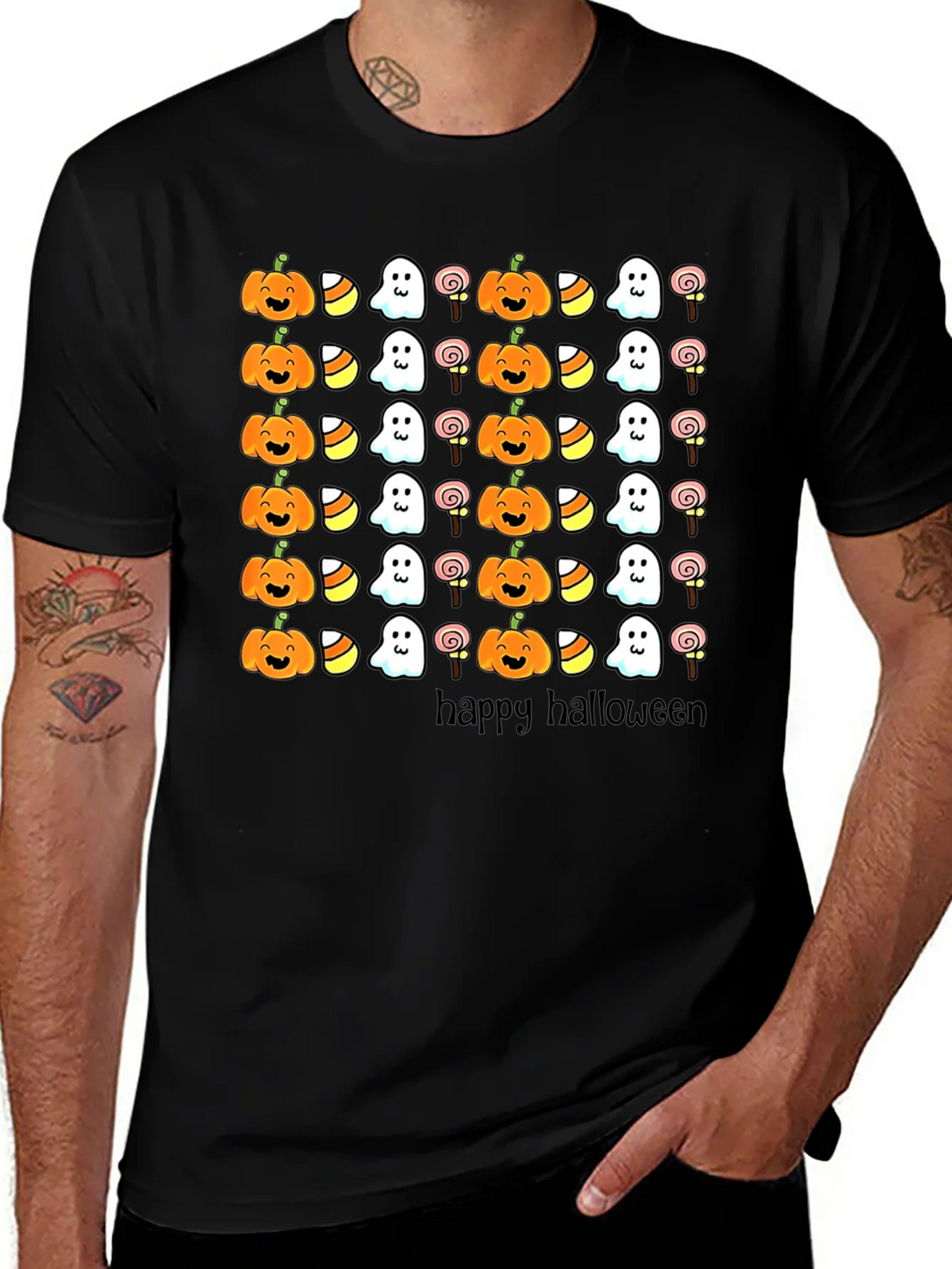 Happy Halloween Pattern Tee product image 1