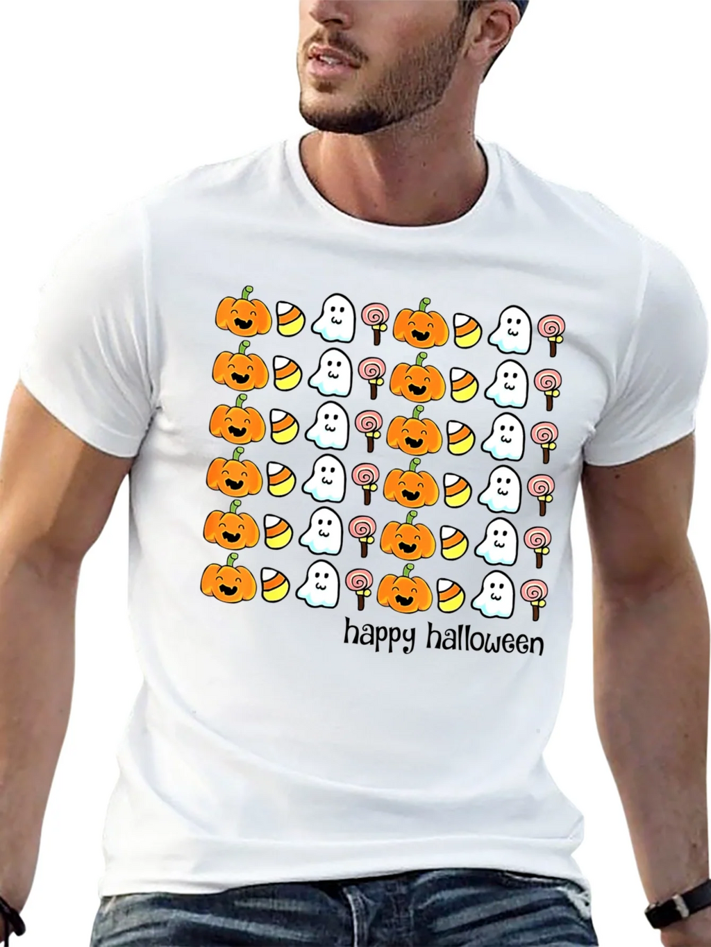 Happy Halloween Pattern Tee product image 12