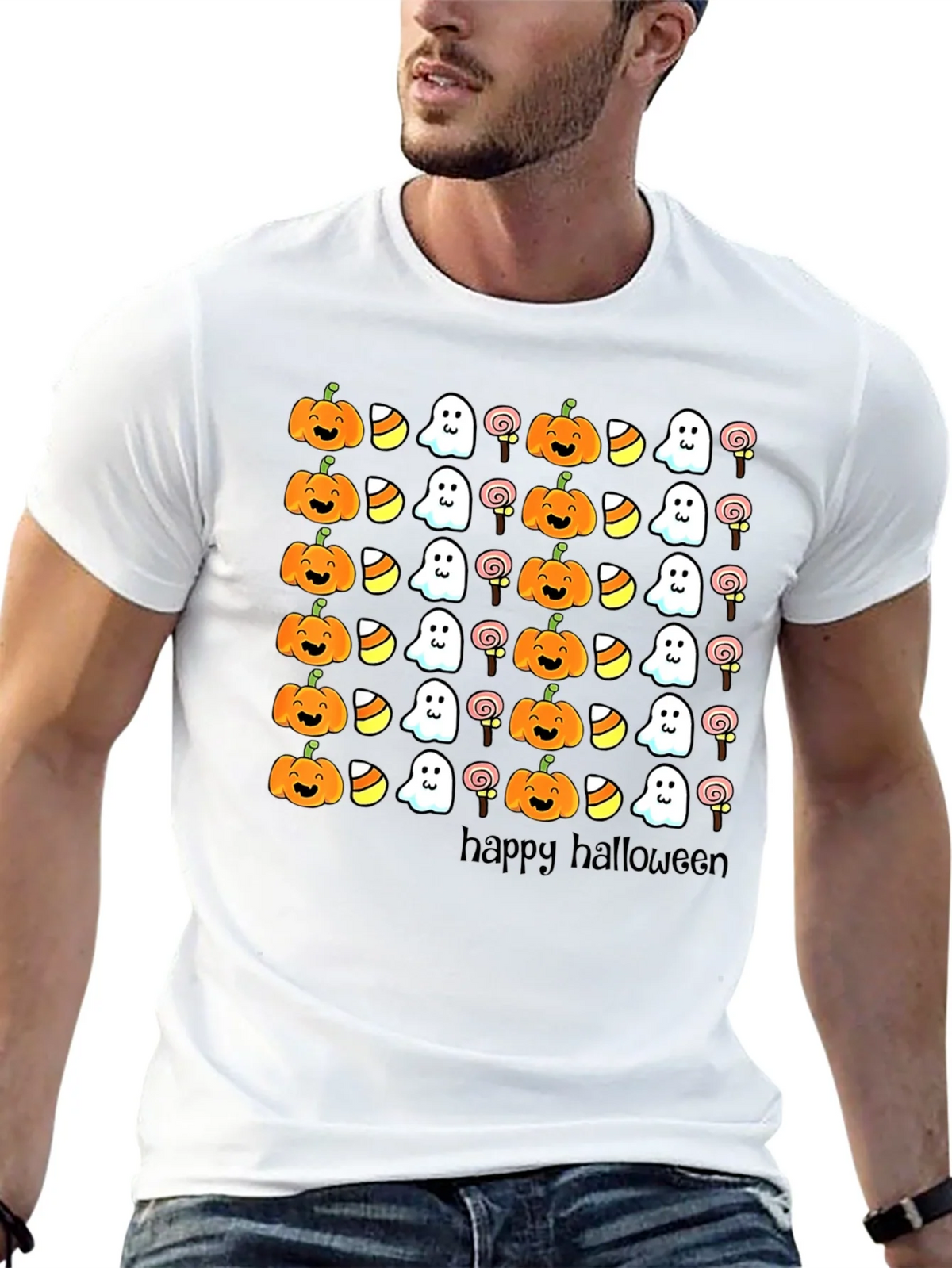 Happy Halloween Pattern Tee product image 12