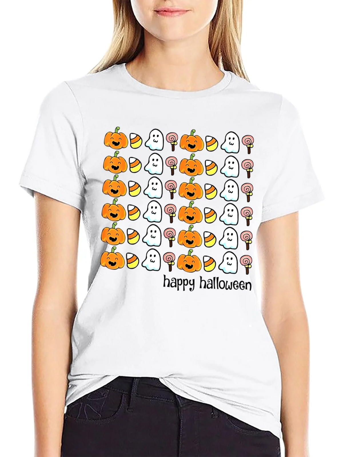 Happy Halloween Pattern Tee product image 8